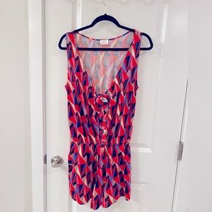 Geo-Pattern Romper | ZARA | Large